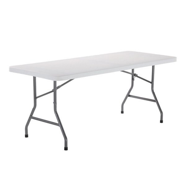 72 Plastic Folding Table, White, Global Industrial, Mfr#: 506750
